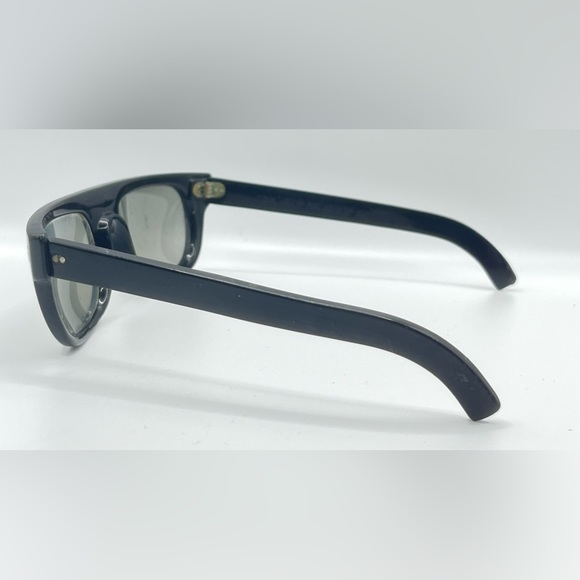 Vintage Cool-Ray Carl Michelle Black Oval Pilot Sunglasses Frames Only - Picture 6 of 8